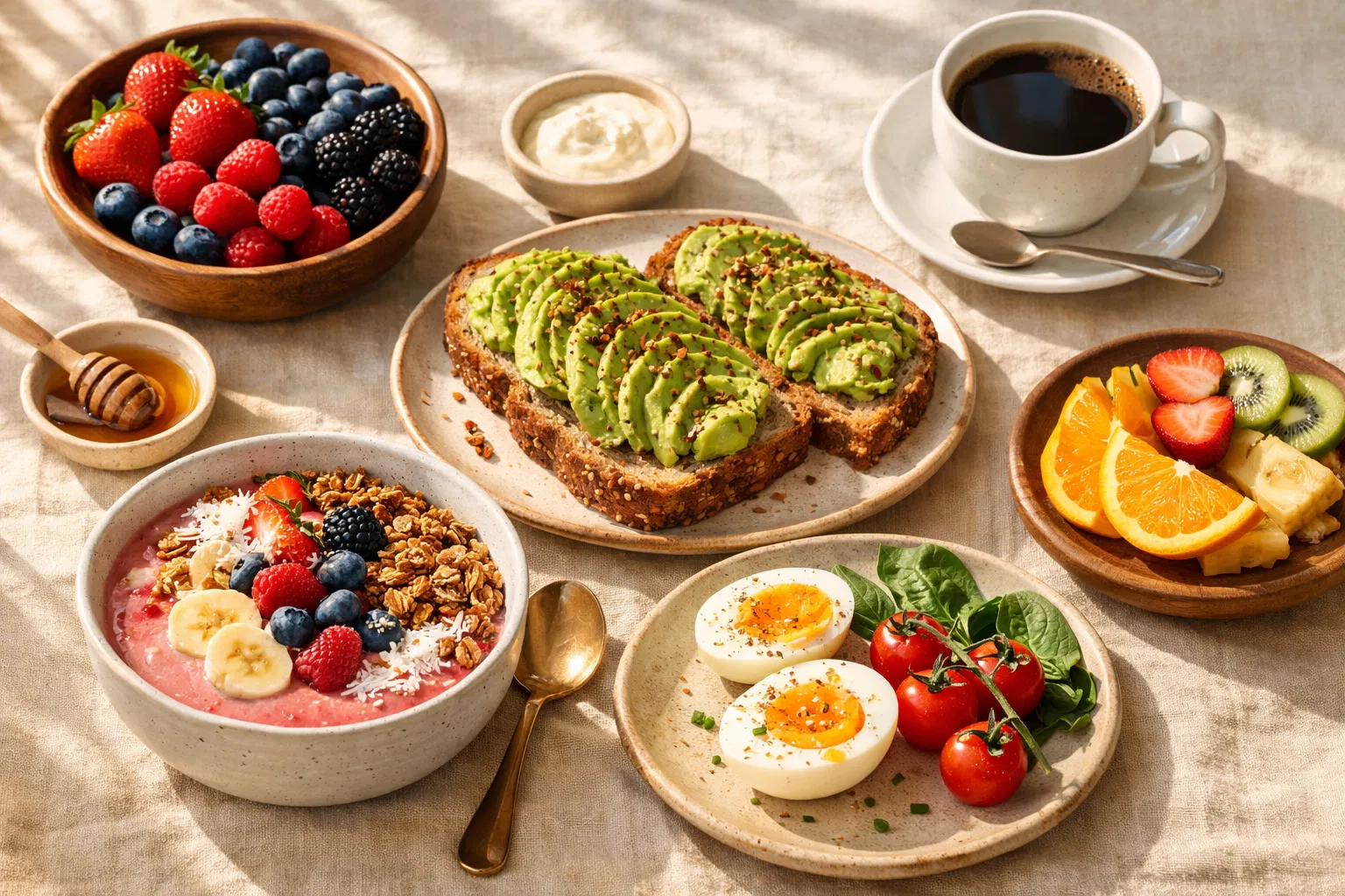 Café da manhã saudável